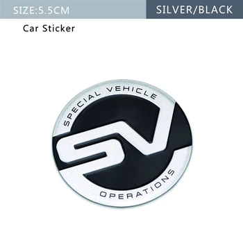 Automobilio Stilius For Land Rover Range Rover SV Specialios Transporto priemonės Autobiografijos Automobilių Lipdukas SVR Grotelės Emblema Decal Auto Uodega Ženklelis