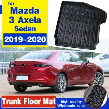 Automobilių Krovinių Įkrovos Linijinės Dėklas Galinės bagažo skyriaus Grindų Kilimėlį, Kilimą, Bagažo Dėklas Mazda 3 BP Sedanas Sedanas 2019 2020