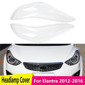 Automobilių Priekinių Žibintų Objektyvo Dangtelis Pakeitimo priekinis žibintas Žibintas Lempos Korpuso Dangtelis Hyundai Elantra 2012-2016
