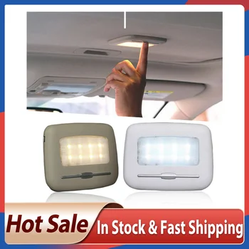 Automobilių Skaitymo Lemputės Automobilis Labai Ryškus LED Touch Tipas Naktį 6500K Šviesos Vaiskiai Balta 3500K Šiltas Geltonas Automobilis LED Lempos, Lemputės USB