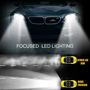 Automobilių Žibintų H4 LED H7, H11 H1 H8, H9 9005 Super Šviesus, Automobilių žibintai, LED Lemputės, Šviesos, Automobilių Reikmenys 12V Visiems Automobilių CF