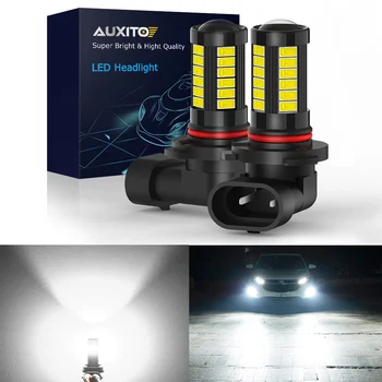 AUXITO 2x H11 H8, H10 LED Rūko Lemputės 9005 HB3 HB4 9006 Automobilio Žibintas DRL, skirti 
