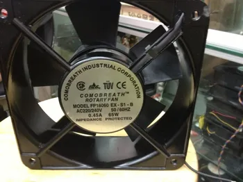 Aušinimo ventiliatorius ventiliatorius 18060 ac220v240v fp18060 ex-s1-b dvigubas guolis