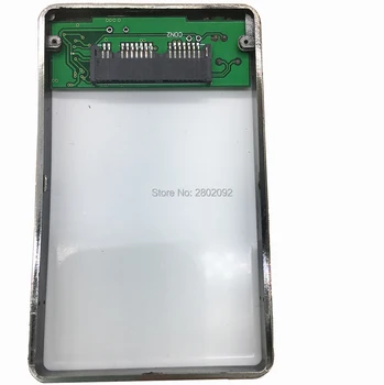 Balta 1.8 colio USB2.0 MICRO SATA HDD Atveju, IDE PATA 16Pin Išorinį Kietąjį Diską Talpyklos Atveju Dėžutė su Kelionių Maišelis
