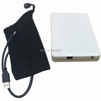 Balta 1.8 colio USB2.0 MICRO SATA HDD Atveju, IDE PATA 16Pin Išorinį Kietąjį Diską Talpyklos Atveju Dėžutė su Kelionių Maišelis