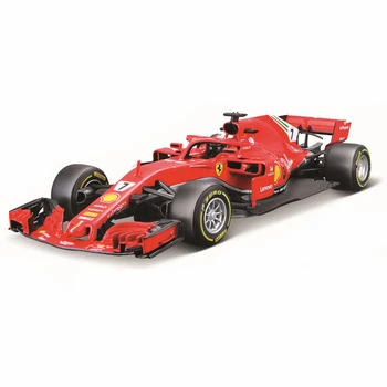 Bburago 1:18 2018 SF71H F1 Racing #7 #05 Formulė Automobilio Statinio lydinio Transporto priemonių Kolekcines Modelio Automobilių Žaislai