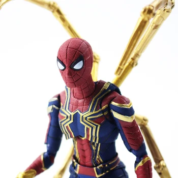 Begalybės Karo Spiderman Veiksmų Skaičius, Keršytojas Geležies Voras Peter Parker Modelis Žaislas Gimtadienio Dovana
