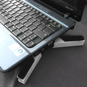 Besegad USB KOMPIUTERIO, Nešiojamojo kompiuterio Aušinimo Radiatorius Trinkelėmis Stovo Laikiklį Paramos Bagažinę, ir Mažai Triukšmo Pastatytas su 2 Aušinimo Ventiliatorius Kompiuteris Notebook PC