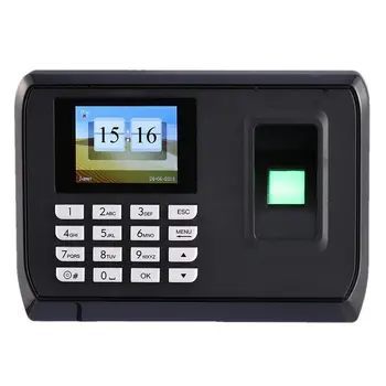 Biometrinis Pirštų Atspaudų Laiko Lankomumo Laikrodis, Diktofonas Darbuotojų Skaitmeninių Elektroninių Portugalų Balso Reader Mašina