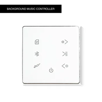 Bluetooth stiprintuvo namų audio mini sienos stiprintuvo 86 tipo palaiko 
