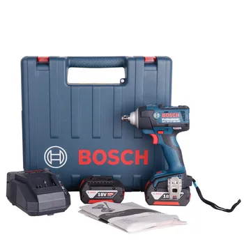 Bosch GDS18V-EB 300ABR Įkrovimo Brushless Elektros Veržliarakčio Automobilių Padangų Montavimas, Pastolių Įrengta su Dviem 18V 4An Baterijos