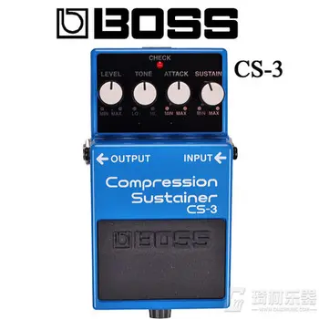 Boss Audio CS-3 Suspaudimo Valdovo Pedalas, skirtas Gitara su Free Bonus Pedalo Atveju