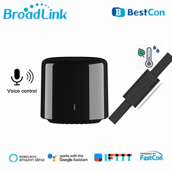 Broadlink con RM4C Mini WiFi IR Nuotolinis Valdiklis Automatizavimo Moduliai HTS2 Smart Drėgmės, Temperatūros Jutiklis Alexa Suderinama