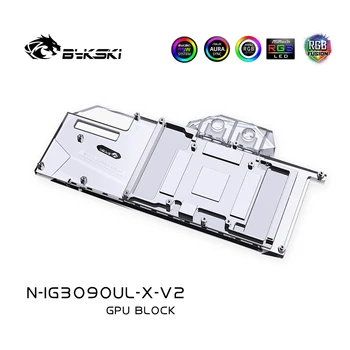 Bykski GPU Vandens Blokas Spalvinga iGame Geforce RTX 3080/3090 Ultra OC 10G, Pilnas draudimas Watercooler ,N-IG3090UL-X-V2