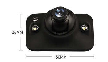 BYNCG Mini CCD Coms HD Naktinio Matymo 360 Laipsnių Automobilio Galinio vaizdo Kamera Priekinė Kamera vaizdas iš Priekio Vaizdas iš Šono Atbulinės eigos Atsarginę Kamerą