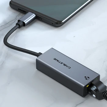 CABLETIME USB Ethernet Adapter Type C iki 1000Mbps LAN, skirta Macbook, iPad Pro USB C Prietaisų Tinklo plokštė N405