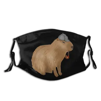 Capybara Burnos, Veido Kaukė Šerlokas Capybara Veido Kaukė Juokinga Kawai su 2 Filtrai Suaugusiems