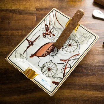 Cigarų Peleninę Keramikos Cigarečių Savininko Pelenų Plokštelės Rūkymo Reikmenys Biuro Apdailos Tėvo Diena Dovana Jam