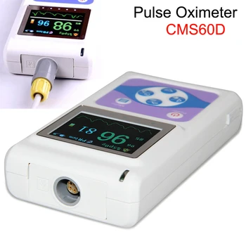CMS60D Rankiniai OLED Piršto Patarimas Pulse Oximeter Kraujo Deguonies SPO2 PR HR Stebėti pilnamečiai Vaikai Neonat SPO2 Zondas,+PC programos