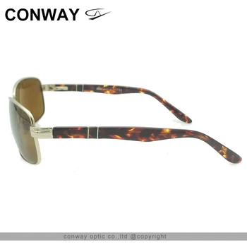 Conway Retro Aikštė Akiniai nuo saulės Vyrams, Moterims, Metalo Lydinio, Saulės Akiniai su UV Apsauga Atspalvių Akių Prekės ženklo Dizainas