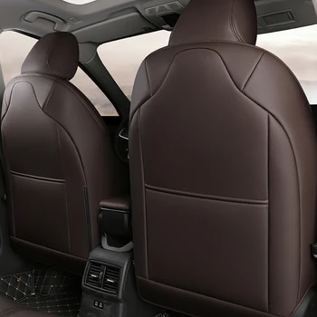 Custom nekilnojamojo oda automobilių sėdynės padengti Volvo S80 XC60 S60 C30, C70 V60 V40 XC90 XC40 XC60 XC-Klasikinis S90 S60L automobilių sėdynės