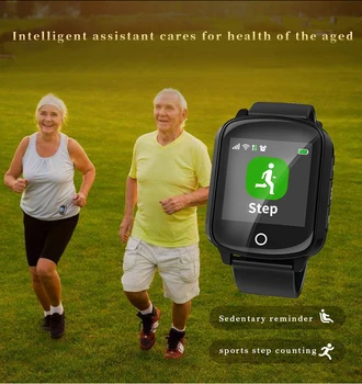 D200 D200SE GPS Tracker Ieškiklis Smart Žiūrėti Vyresnio amžiaus Moterų, Vyrų Smartwatch su SOS Skambučio Širdies ritmas, Kraujo Spaudimas