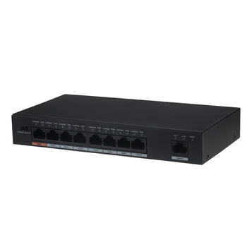 Dahua DH-S1500C-8ET1ET-DPWR PoE Switch 8CH Ethernet Maitinimo Jungiklis Paramos 802.3 af 802.3 ne POE+ Hi-PoE Galia Standartas