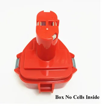 Daugkartinio įkrovimo Baterija atveju, Makita 12v NI-MH NI-CD Plastikinį korpusą( Dėžutės Nėra Ląstelių Viduje)