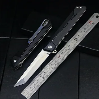 DeHong aukštos klasės prekės ženklo D2 plieno, multi-funkcija lauko aštrių medžioklės peilis taktinis sulankstomas peilis nešiojamas kišenėje peilis