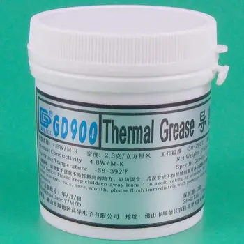 Didelio laidumo GD900 terminis tepalas silikoninė pasta pilka neto svoris 150 g barelį