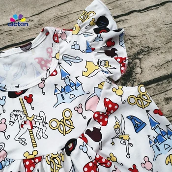 Didmeninė baby girl plazdėjimas mickey pearl viršų su apledėjimo šortai nustatyti kūdikio vasaros drabužių boutique