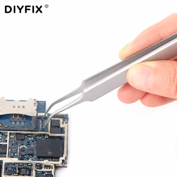 DIYFIX Tikslumo Pincetu Ultra Plonas Anti Static Pincetai Įrašus Papuošalai Elektronikos Komponentų Ūkyje Skinti Remontas Rankinių Įrankių