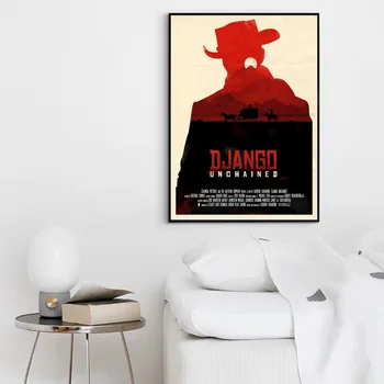 Django Unchained a Quentin Tarantino Kūrinys Padengti Filmo Plakatas Filmą Drobės Plakatas Sienos Menas Spausdinti Vaikai Dekoro ir Namų Dekoro