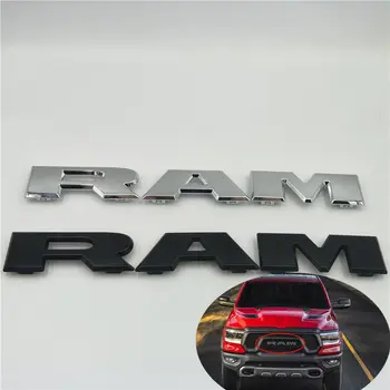 Dodge Ram 1500 Sukilėlių Priekinės Grotelės Kapoto Emblema Logotipas Ženklelis Lentele Automobilių Reikmenys