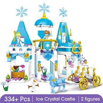 Draugai Serija 8 1 Ledo Kristalų Širdies Princesė Pilis Blokai Žaisti Namuose Vaikams 