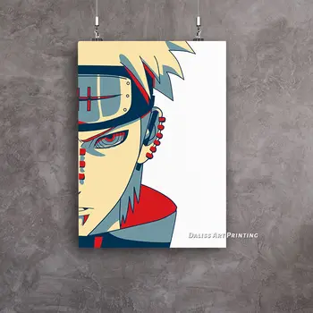 Drobė Anime Skausmas Naruto Paveikslėliai Namų Puošybai Tapyba, Plakatas HD Spaudinių Sienos Meno Modulinės Kambarį Įrėminti