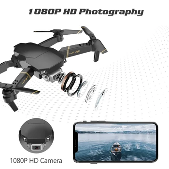 Drone 1080P HD WiFi perdavimo fpv drone aukštis išlaiko vienas mygtukas grįžti Quadcopter RC sraigtasparnis VS gd89 drone kamera dron