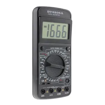 DT9205A Digital AC/DC LCD Ekranas, Elektros Nešiojamą Ammeter Atsparumas Talpą, Testeris, Matuoklis Skaitmeninis Multimetras Ammeter