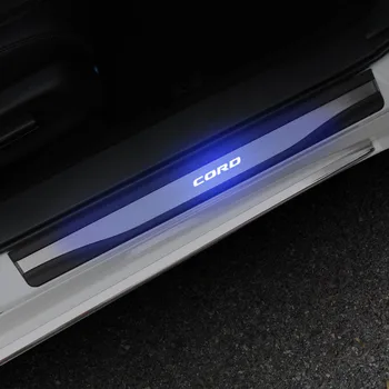 Durų slenksčio juosta su LED žibintai sveiki pedalo pedalu duris juostos pakeitimo reikmenys Honda Accord 10 2018 2019 2020
