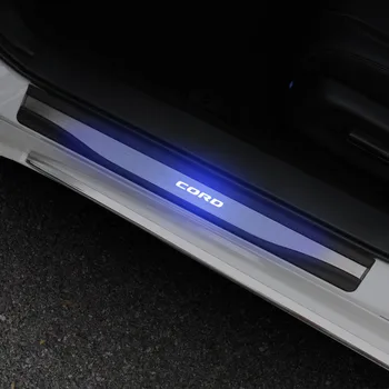 Durų slenksčio juosta su LED žibintai sveiki pedalo pedalu duris juostos pakeitimo reikmenys Honda Accord 10 2018 2019 2020