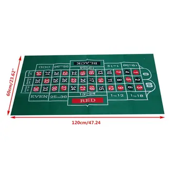 Dvipusis neaustinių Žaidimas Staltiesė rusijos Ruletė & black jack Lošimo Stalo Kilimėlis stalo Žaidimas 120*60cm