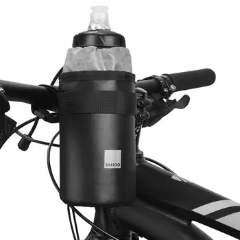 Dviračių priedai atveju Šilumos butelis dviračių produktų krepšys, atsparus vandeniui prekių rankenos priekiniai krepšys ant vairo