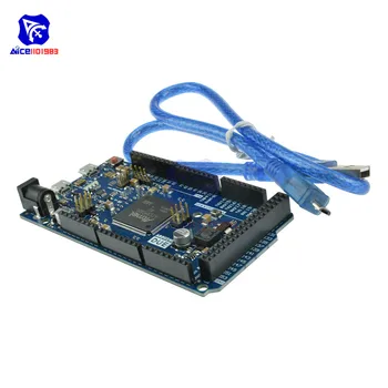 Dėl R3 Valdybos SAM3X8E 32-Bitų ARM Cortex-M3 Kontrolės Valdyba Modulis su Mikro USB Laido Arduino, DC 3.3 -5V