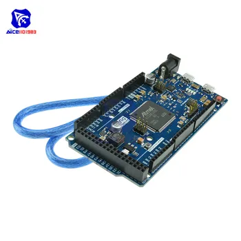 Dėl R3 Valdybos SAM3X8E 32-Bitų ARM Cortex-M3 Kontrolės Valdyba Modulis su Mikro USB Laido Arduino, DC 3.3 -5V