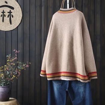 Džemperis cardigan moterų striukė prarasti korėjos stiliaus tingus vėjas ne megztiniai megztinis rudenį, žiemą nauja moteris