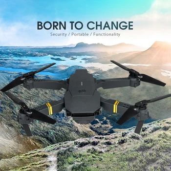 E58 Prašmatnus Drone Pro WIFI 1080P-4K HD Kamera, Baterija, Sulankstomas Selfie RC Quadcopter
