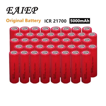 EAIEP ICR21700-50F lii-50E 21700 5000mah Akumuliatorius, 3,7 V 5C išleidimo Didelės Galios baterijas Didelės galios Prietaisai