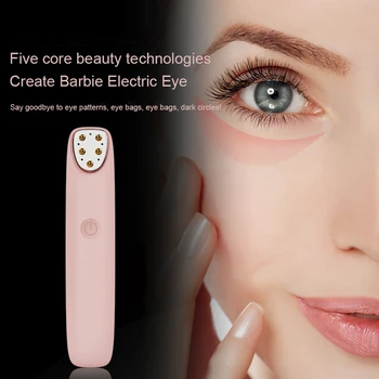 Electric Eye Radijo Dažnių Grožio Priemonę Odos Priežiūros Tamsius Ratilus Wellskins USB Įkrovimo Karšto Masažo Raukšlių
