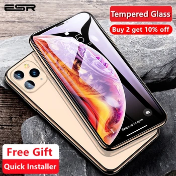 ESR Screen Protector, iPhone, 11 Pro X XS XR XS Max 5X didesnis Grūdintas Stiklas Protector Cover for iPhone SE 2020 m. 11 Pro Max