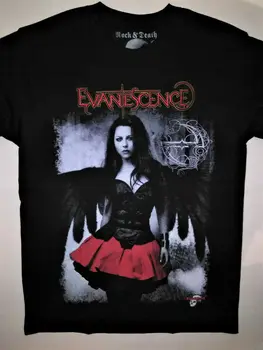Evanescence Marškinėliai Retas Išsiuvinėtu Logotipu Amy Lee Nukrito Spragą Ritė Atvirų Durų